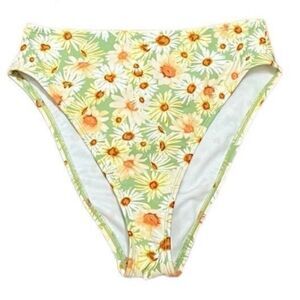 Wild Fable Daisy Print Bikini Swim Bottoms, Size XXS, NWT